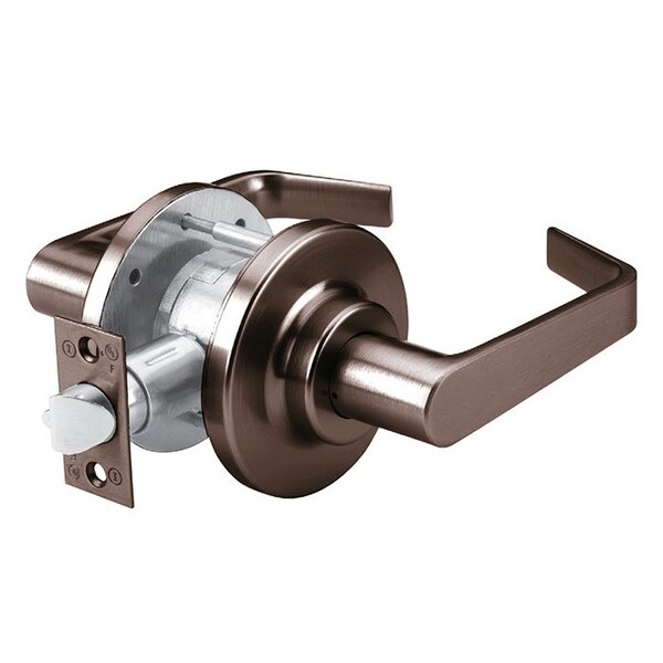 Grade 2 Cylindrical Lock, 10-Passage/Closet, LR-Lever, E-Stepped Rose, Oil Rubbed Dark Bronze,